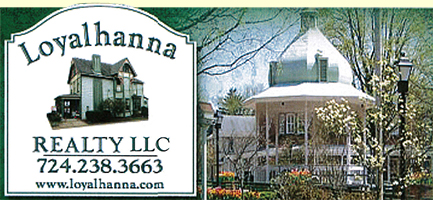 Loyalhanna Realty in Ligonier, Pennsylvania can supply all your real estate needs.
